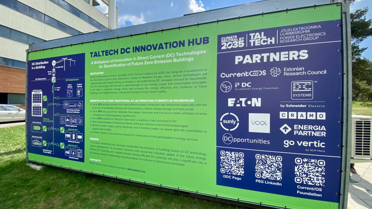 TalTech korraldas 27. mail avatud uste päeva Residential DC Innovation Hubis – Põhjamaades ainulaadne innovatsioonilabor, mis tõstab üldsuse teadlikkust alalisvoolutehnoloogiatest ja hõlbustab üleminekut alalisvoolule ehitussektoris | Foto: Silver Tambur
