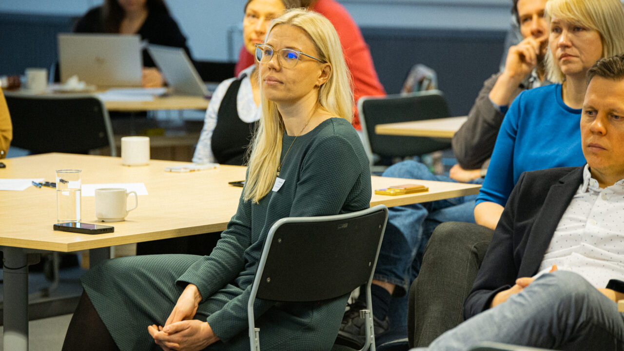 TalTechi teadlased esitlesid tervise- ja toidutehnoloogiate fookustippkeskuse seminaril teaduspõhiseid lahendusi, mis edendavad tervisetehnoloogiaid, toiduteadust ja digitaaltervist. Foto: Heiki Laan