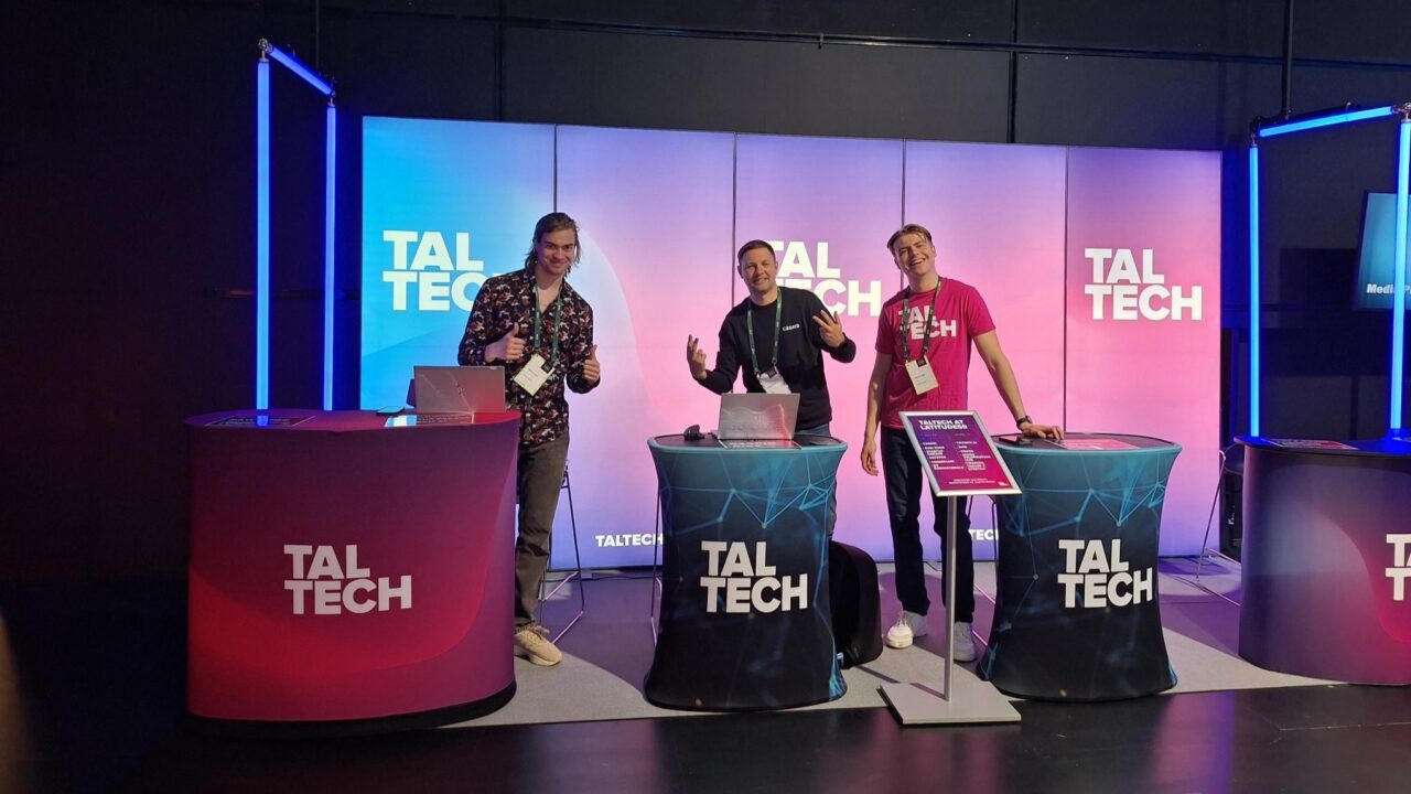 TalTechi boks Latitude59 konverentsil. Foto: TalTech.