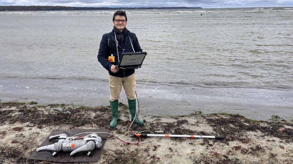 Prantsusmaalt pärit Simon Godon avastas TalTechi doktorantuuri hetkel, kui ta surfas rahvusvahelises robootikateemalises meililistis. Foto: Erakogu