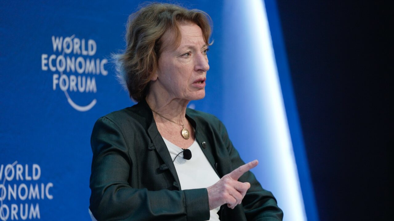 Maria Leptin at the World Economic Forum in 2022. Photo by WEF