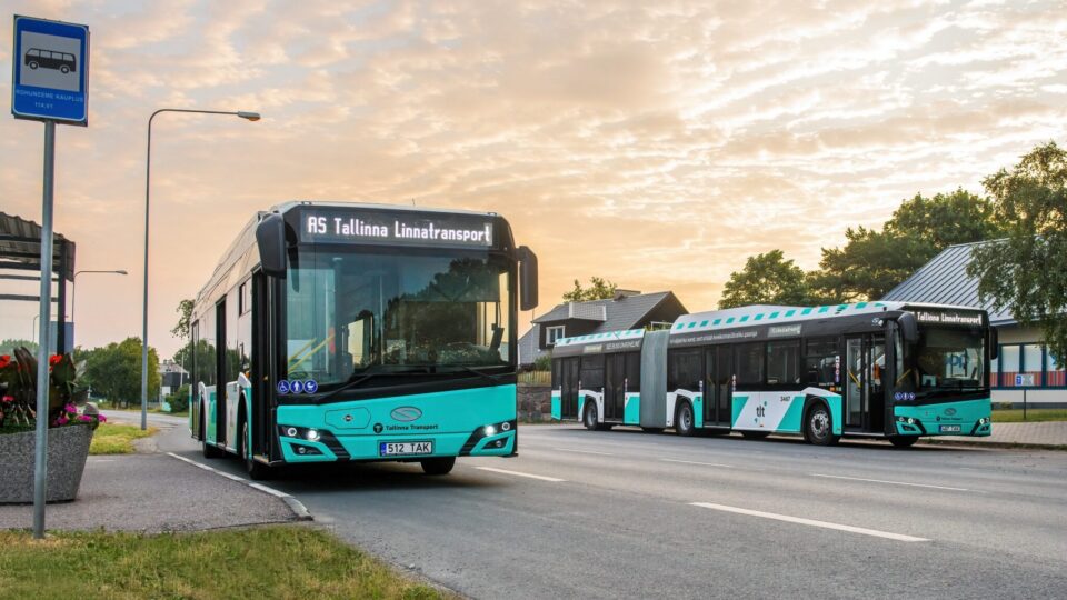 Tallinna bussid. Foto: Solaris