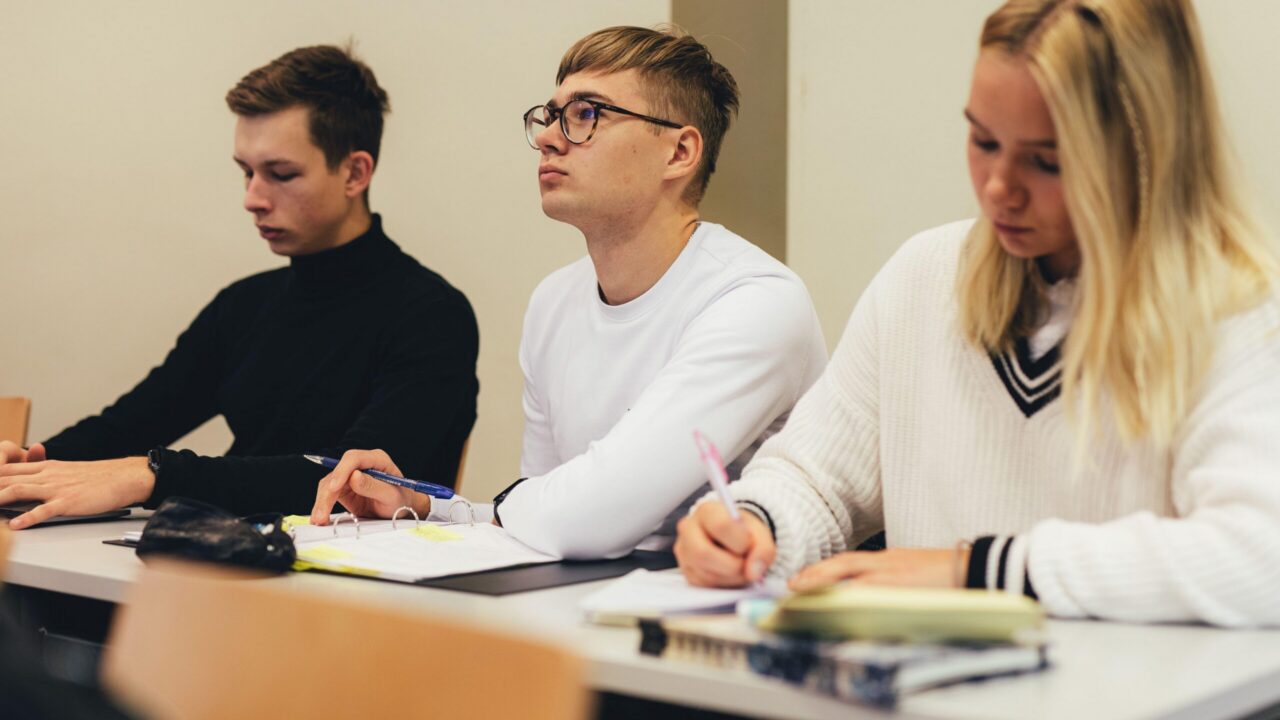 TalTechi majandusteaduskonna üliõpilased; pilt on illustratiivne. Foto: TalTech