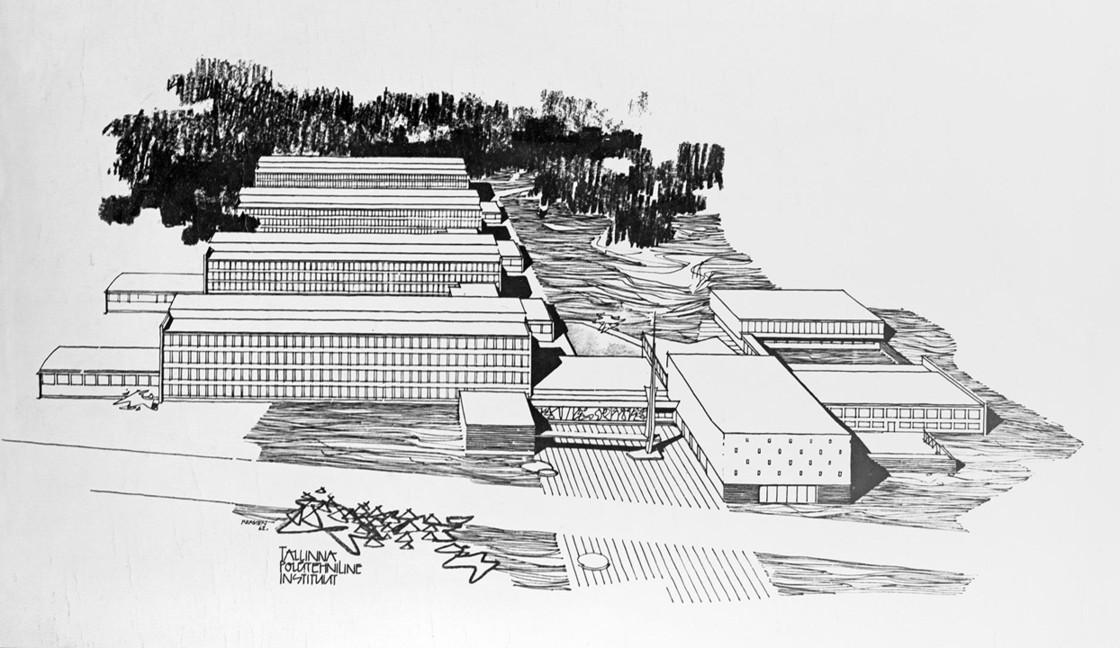 TalTechi kampuse projekt 1960. aastatel. Foto: TalTech