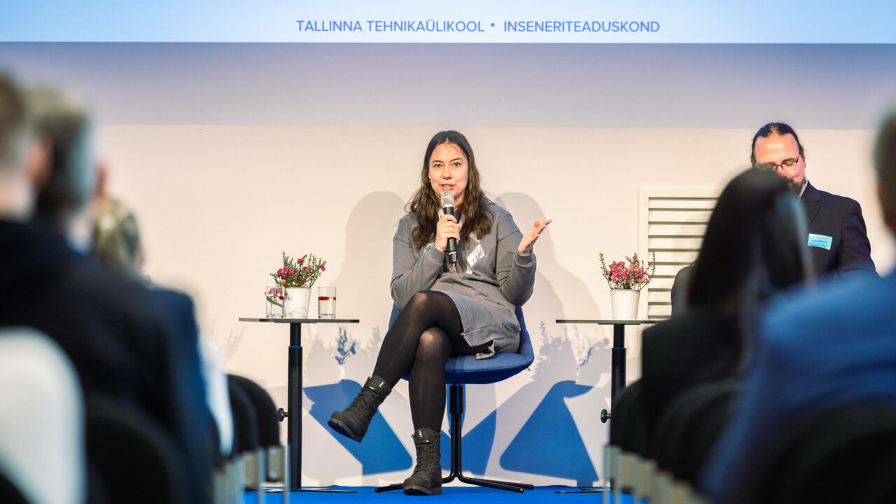 Koidula Gümnaasiumi ja TalTechi vilistlane Kätlin Miilberg, ametilt ehitusinsener ja inseneribüroo EstKONSULT partneri sõnul suudavad reaalaineid hästi omandada ka need noored, kellel pole selleks pealtnäha erilisi eeldusi – vaja läheb lihtsalt pealehakkamist. Foto: Jürgen Randma