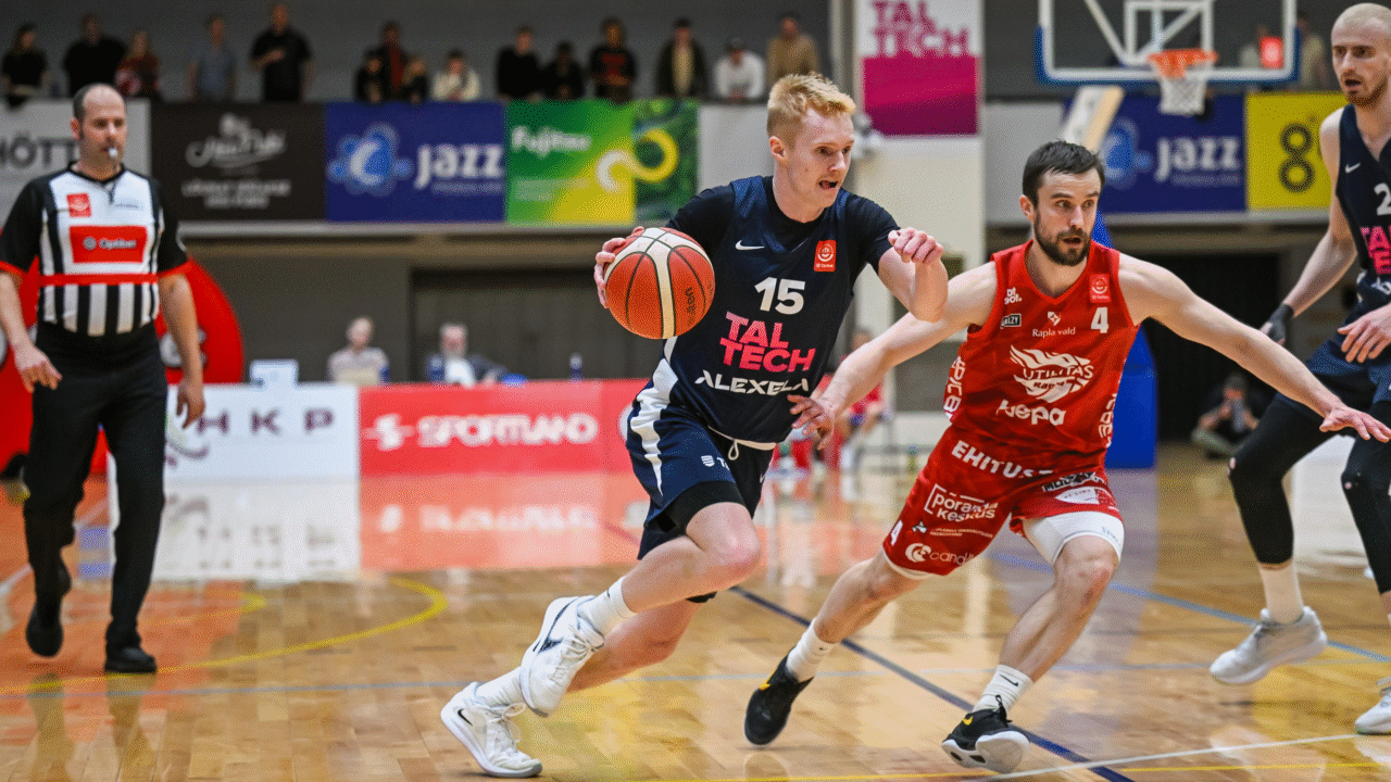 Sportlikku ambitsiooni Pehkal jagub – ta soovib areneda, jätkata mängimist võimalikult kõrgel tasemel ning jõuda ka Eestist kaugemale. Foto: TalTech/Alexela