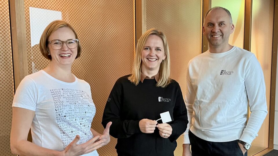 Adapterit veavad kommunikatsioonijuht Kristiina Herodes, partnerlussuhete juht Anu Nef ja tegevjuht Jaanus Vahesalu. Foto: Adapter