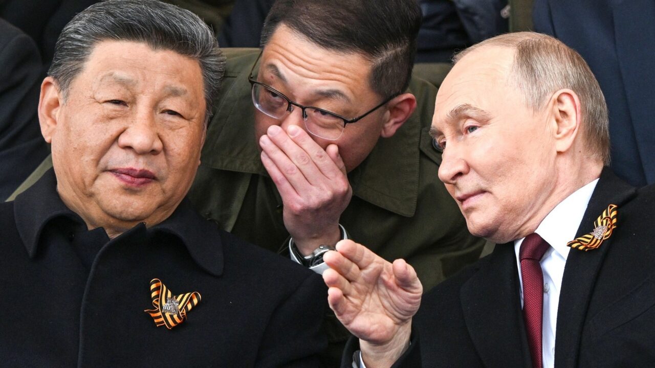 Xi Jinping and Vladimir Putin in Moscow, May 2025. Photo: CC BY 4.0 licence
