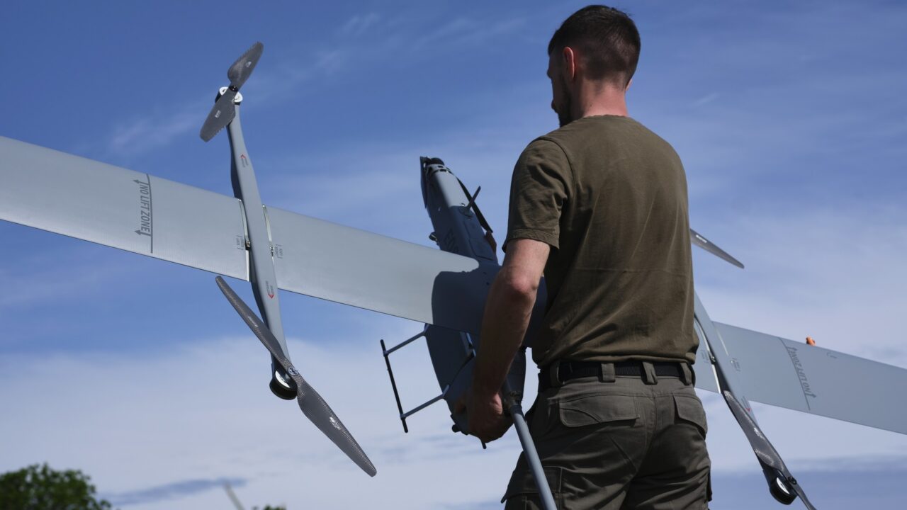 Eestis valmistatud Threod Systemsi droon. Pilt on illustratiivne. Foto: Threod Systems