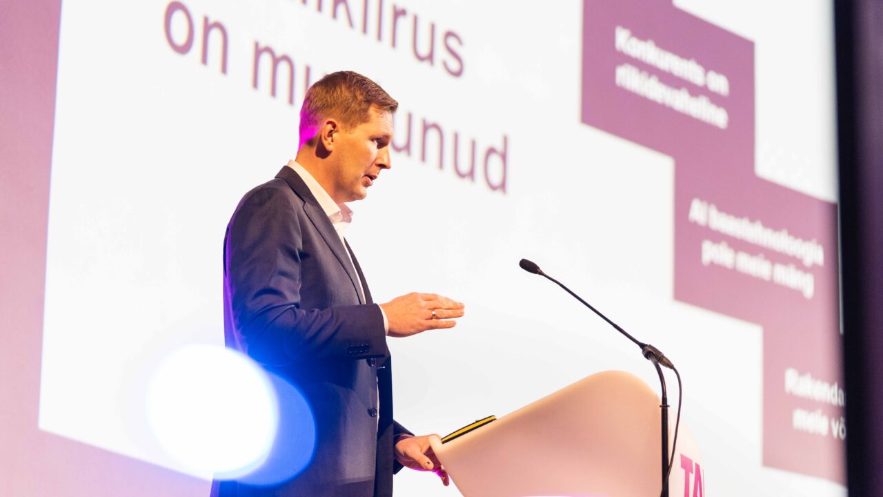 Ants Vill TalTechi majandusvisiooni konverentsil, 29, jaanuaril 2026. Foto: Mailis Vahenurm