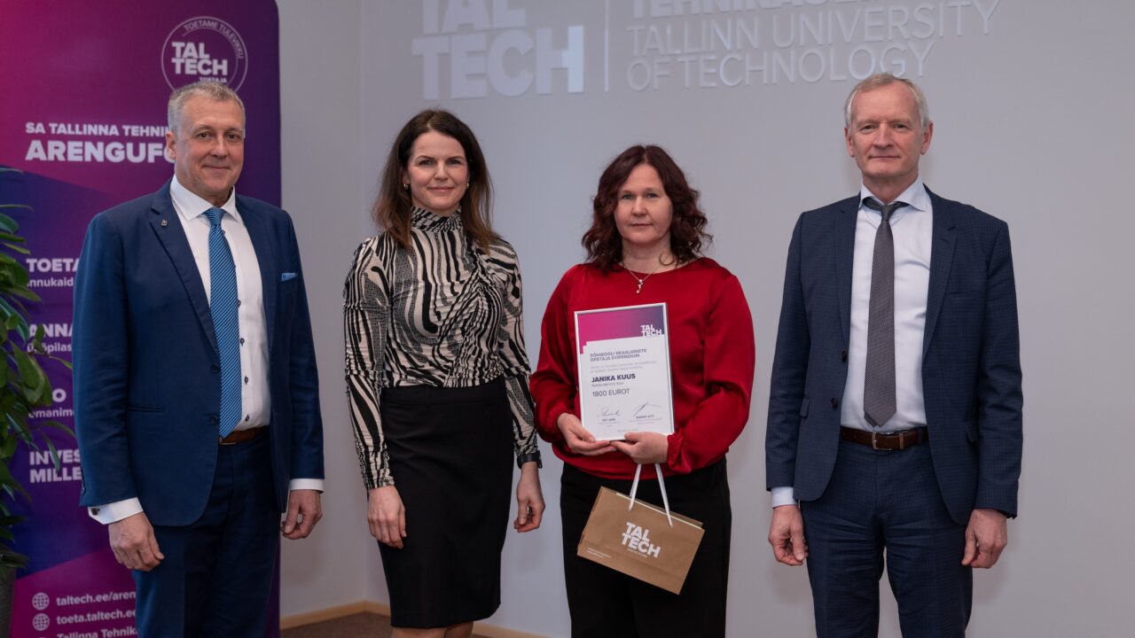 Janika Kuus täheldas, et reaalaine muutub raskeks juhul, kui õpilasel puudub eduelamus ja tal on jäänud omandama mõni vajalik lüli. Reaalained nõuavad järjepidevust ning alati pole lihtne huvi sütitada. Kui matemaatika aga õpilasel juba silma särama paneb, on tema töö seda sädet hoida. Foto: TalTech arengufond