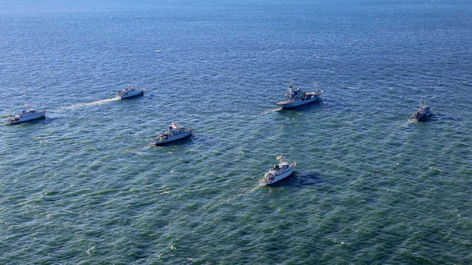 Eesti merevägi koos liitlastega otsimas Eesti vetest ajaloolisi lõhkekehi. Foto: Eesti Kaitsevägi