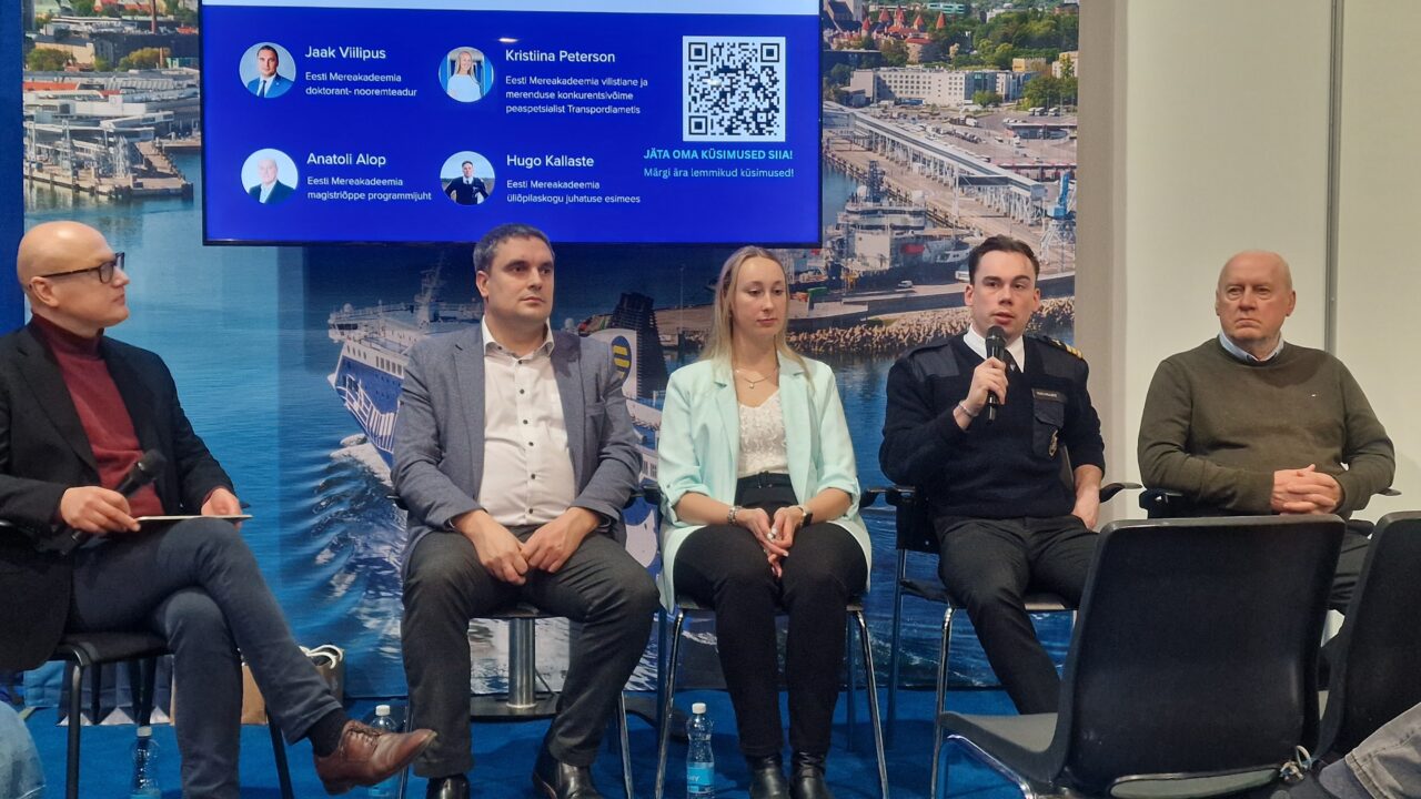 Meremessil kõlanud arutelu osutas, et mereharidus ei vii Eestis enam ammu ainult sillale või masinaruumi, vaid üha enam ka tehnoloogia, ettevõtluse, teaduse ja julgeoleku keskmesse. Foto: Kaisa Post