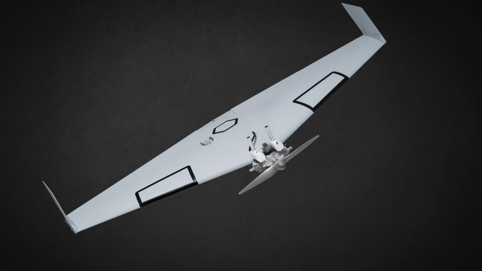 According to Tõnis Voitka, CEO of drone manufacturer KrattWorks OÜ, the course of drone warfare is determined not only by the sophistication of the systems, but also by the speed and scale of drone production, as well as the long-term sustainability of the company producing them. Pictured is KrattWorks’ aerial target drone Dart-R. Photo: KrattWorks.