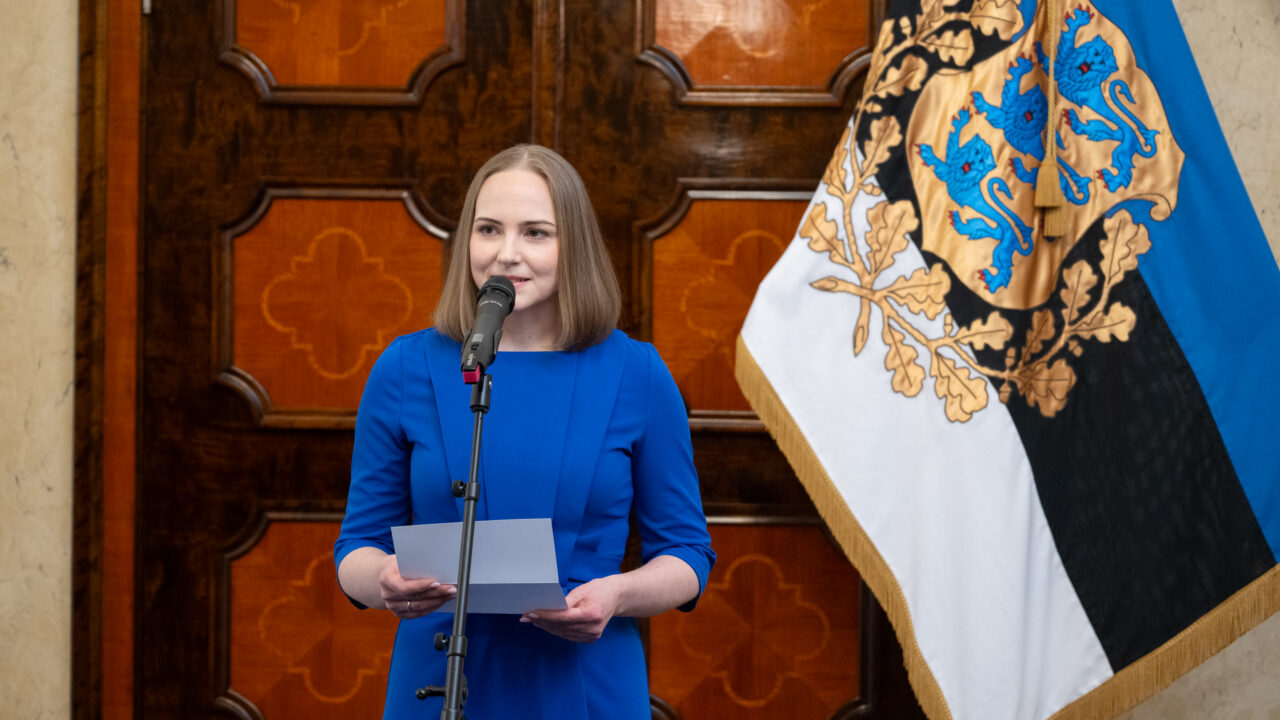 Annika Kaalep pälvib noore inseneri preemia 19. märtsil 2026. Foto: Raigo Pajula