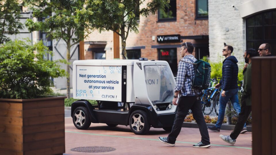 Autonoomne sõiduk Tallinna Ülemiste linnakus. Pilt on illustratiivne. Foto: Silver Gutmann