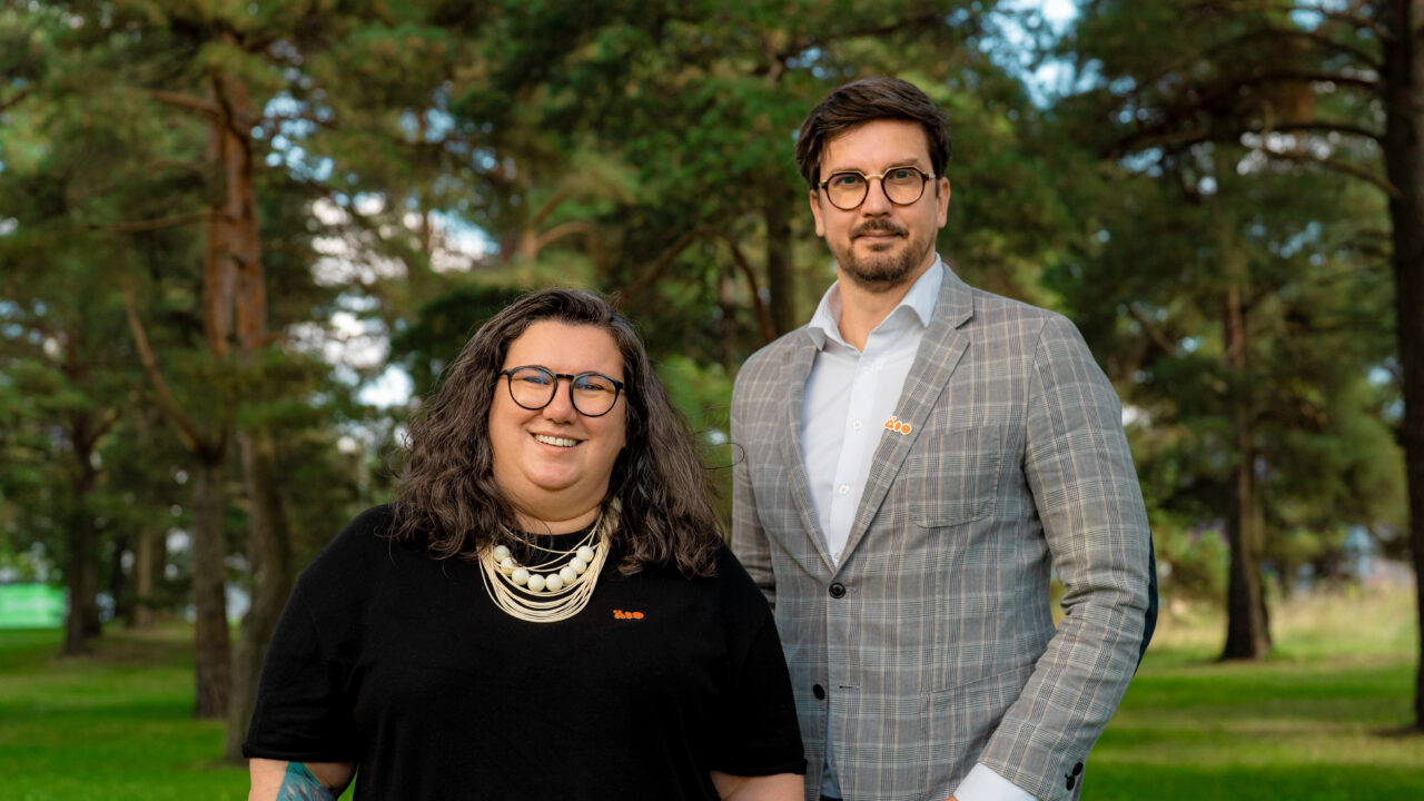 Äio on üks TalTechi hargettevõtetest. Fotol Äio loojad Nemailla Bonturi (vasakul) ja Petri-Jaan Lahtvee. Foto: Äio
