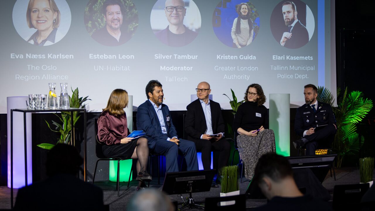 2026. aasta targa linna konverentsil arutati linnade vastupidavust, kriisidele reageerimist ja üha suurema surve all olevate linnade peamisi väljakutseid. Foto: Aldis Toome.