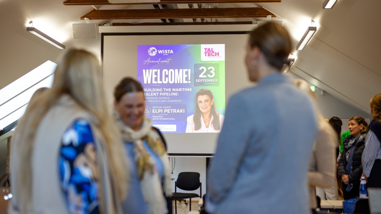 Elpi Petraki pidas 23. septembril 2026 TalTechi Kuressaare kolledžis WISTA Estonia aastaseminaril inspireeriva ettekande. Foto: Inga Zaitseva Pärnaste